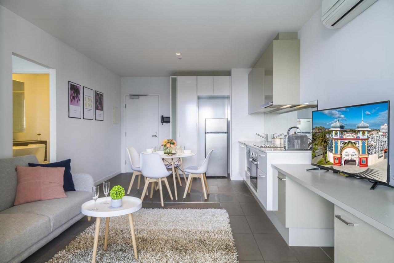 Hudson Sea View Apartments Southern Cross Station Cbd Melbourne Bagian luar foto