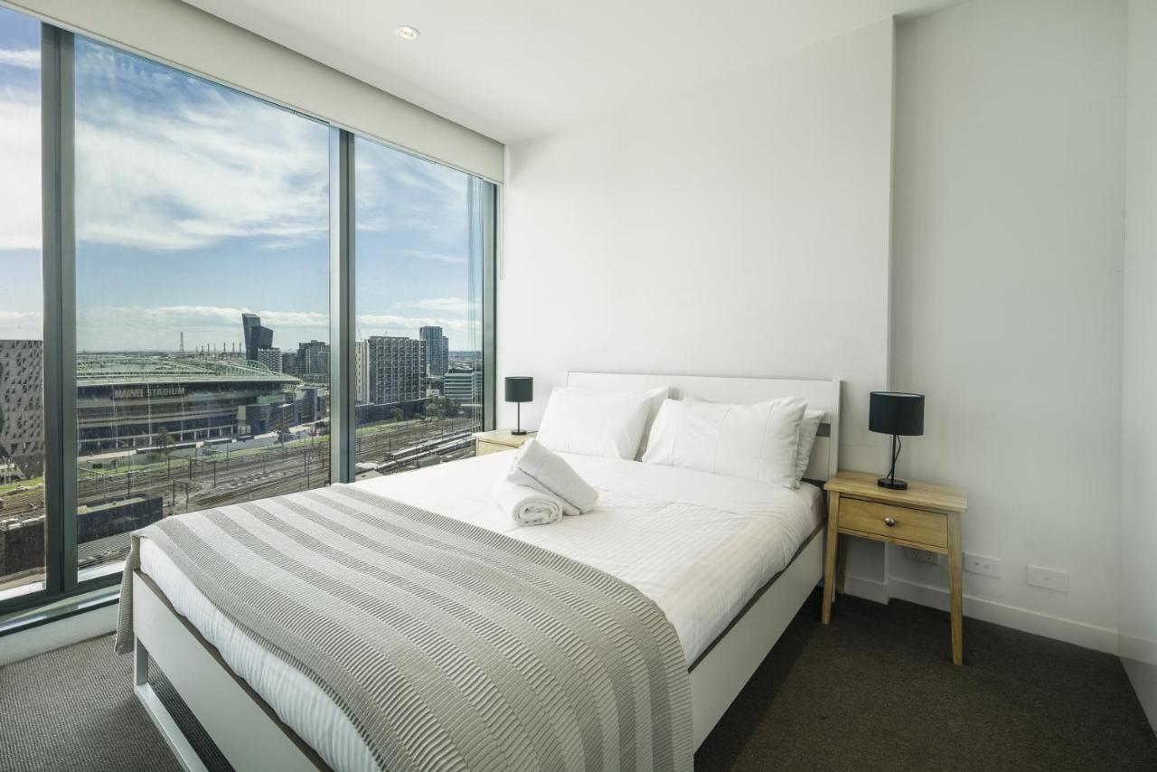 Hudson Sea View Apartments Southern Cross Station Cbd Melbourne Bagian luar foto